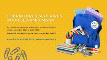 MANA ouvre les inscriptions pour les fournitures scolaires 2025
